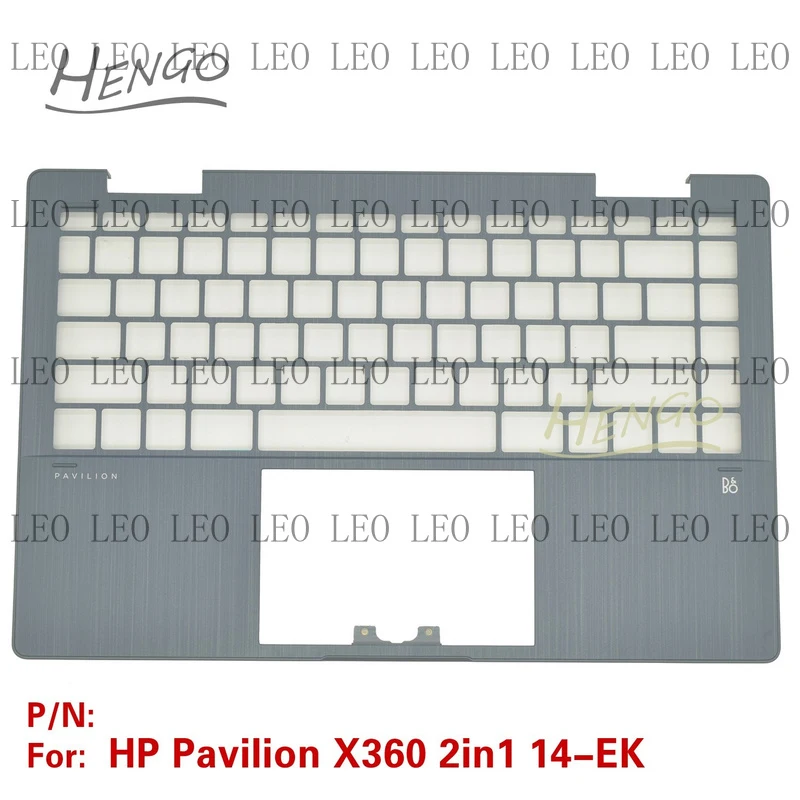 SS  New For HP Pavilion 14-EK Palmrest Upper Case C Cover KB Bezel Shell Blue