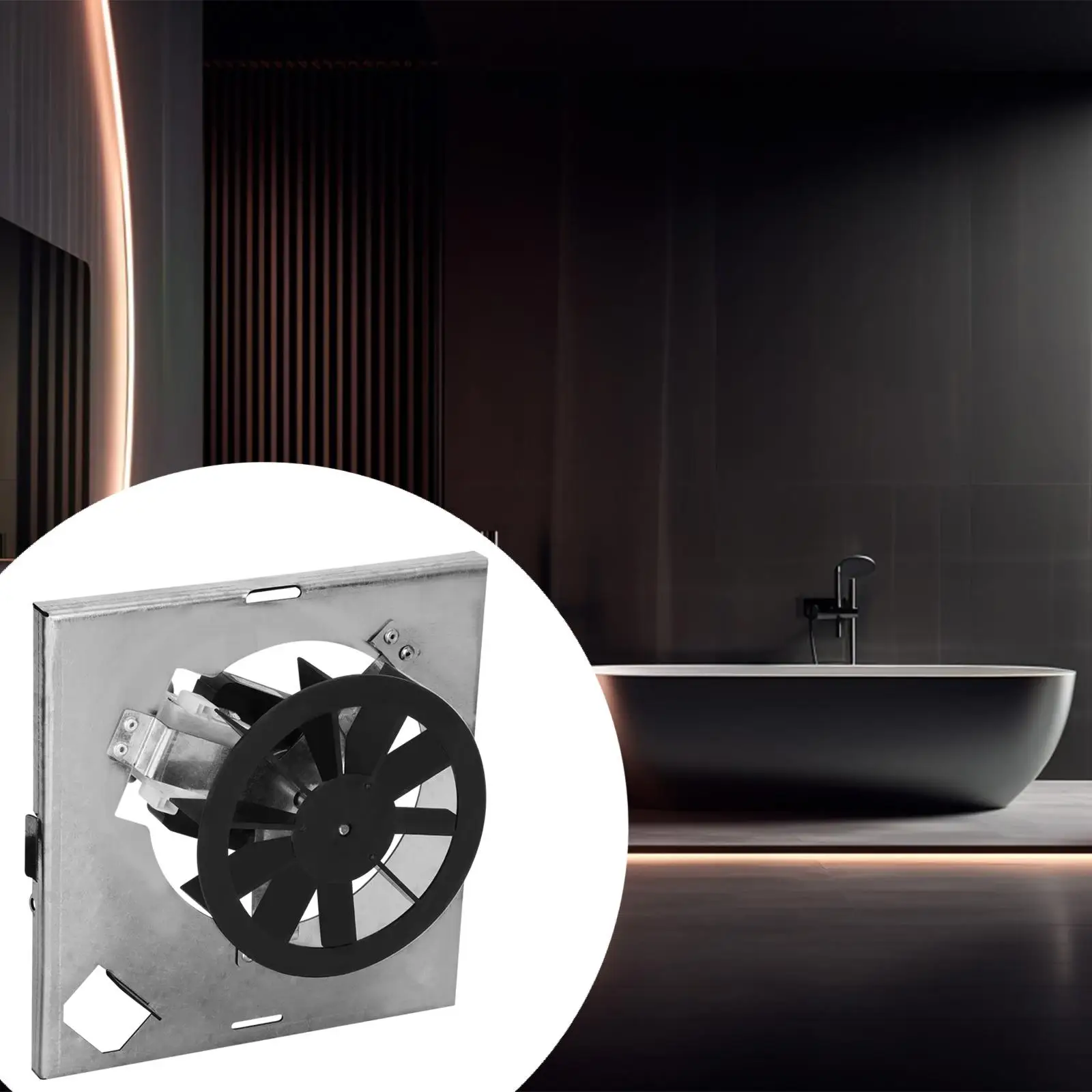 พัดลมดูดอากาศในห้องน้ํา พัดลมระบายอากาศที่เงียบสงบสําหรับห้องซักรีดสํานักงานในครัวเรือน