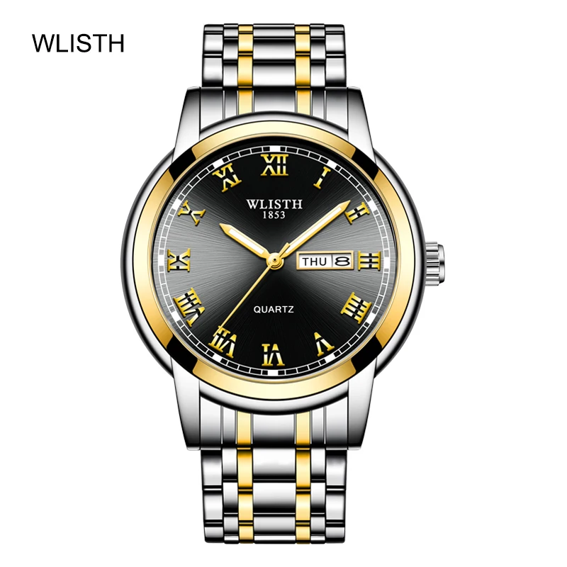 Classic Business Men Watch Brand Business Quartz Man Watch Fashion Stainless Steel Strap Luminous Waterproof Sport Clocks Watch