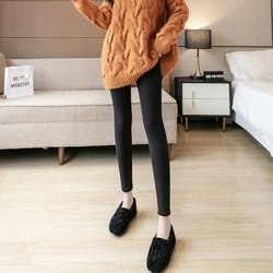 2022 Winter Thicken Lambwool Leggings Women Warm Fleece Lined Thermal Ankle-Length Pants Sexy Hight Waist Skinny Fitness Leggins