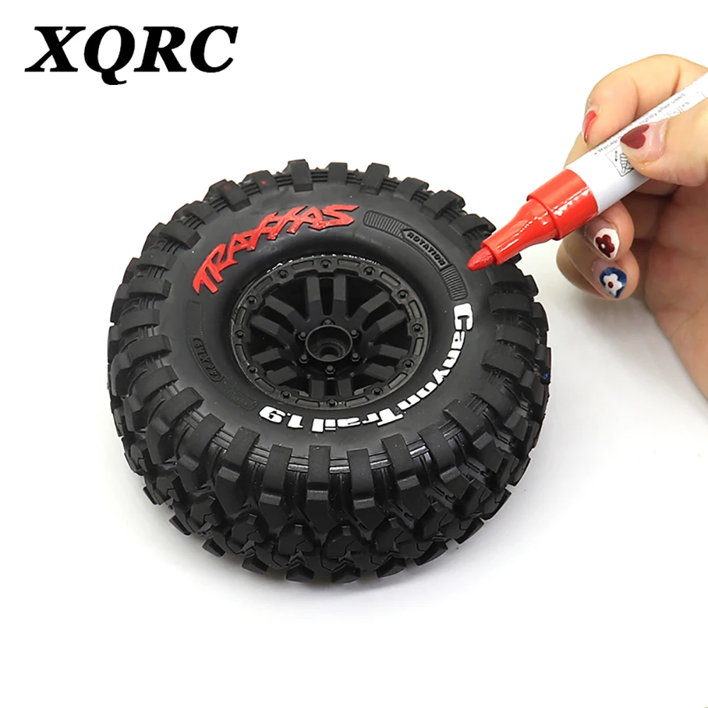 12 colors optional RC tire paint pen sign in note number pen touch up paint pen art graffiti pen for RC car trx4 trx6 scx10