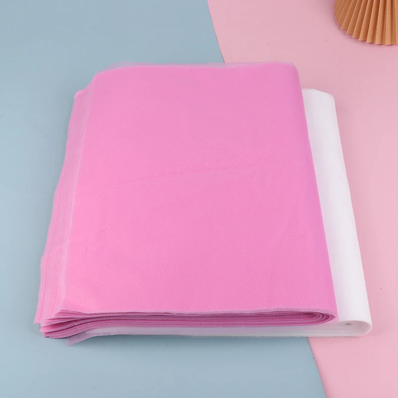 Toalla de almohada desechable de 100 piezas, herramienta de extensión de pestañas no tejidas, antiaceite, antibacterias, accesorios de maquillaje de belleza