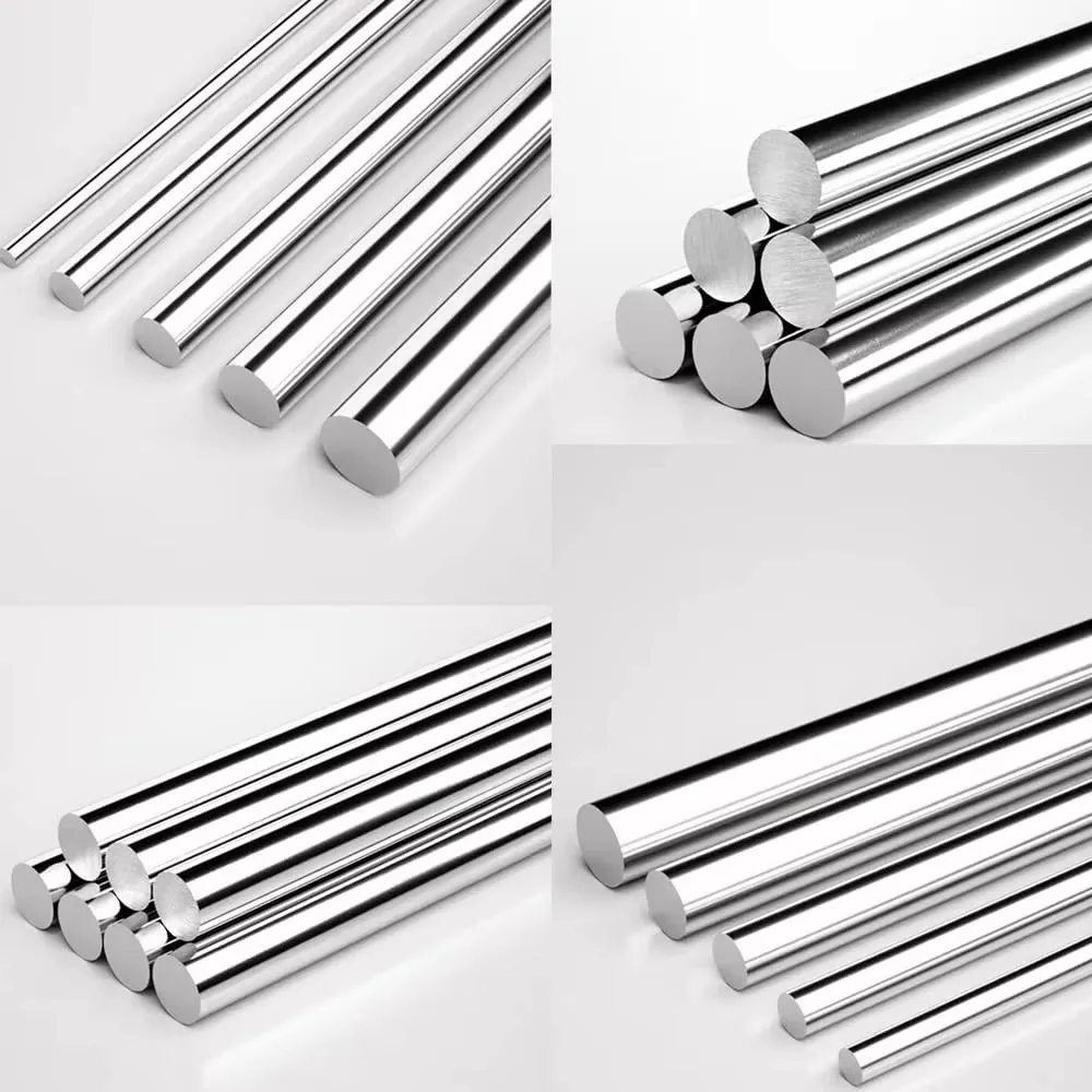 2mm 3mm 5mm 6mm 8mm 10mm 12mm Diameter Linear Shaft Stainless Steel Rod Solid Round Rod Bar Stock for DIY Craft Lathe Tool Model