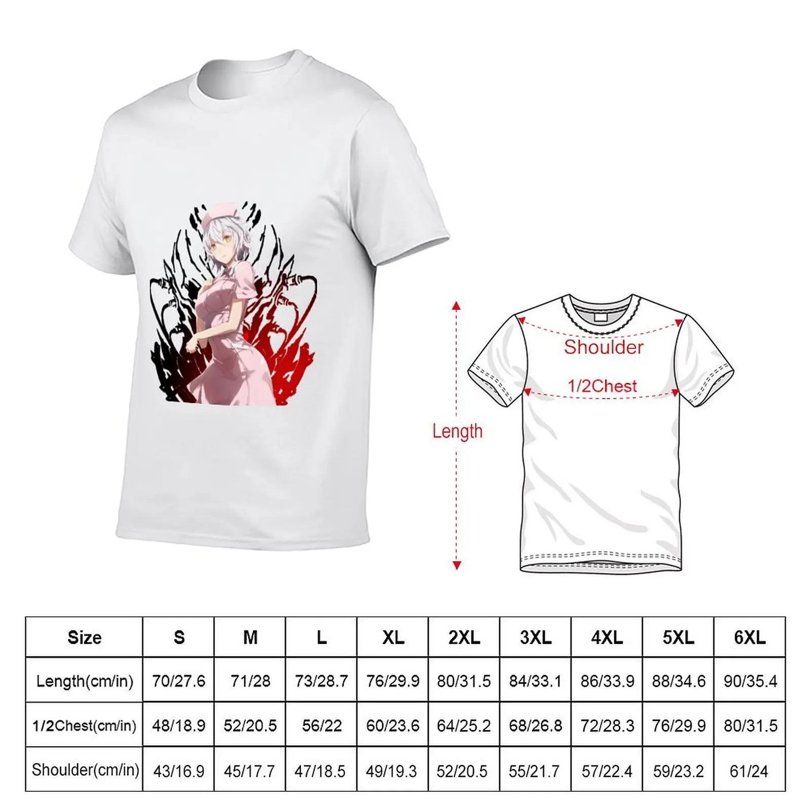 تي شيرت Code Vein Nurse Io تي شيرت رجالي فاخر تي شيرت مطبوع حسب الطلب #5