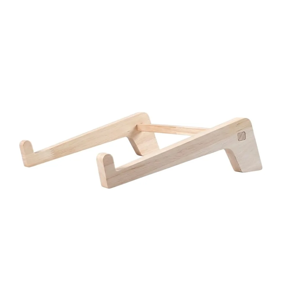 

High Stability Wood Laptop Bracket Non-Slip Adjustable Notebook Computer Holder Accessories Laptop Riser Tablet Computer