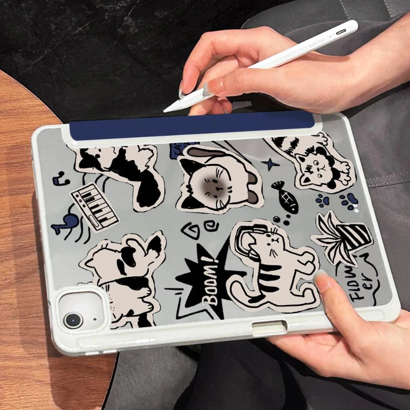 Ipad Tablet Protective Cover for Ipad 10th Generation Case Air 5th 4th 10.9 IPad 10.2 9th 8 7 Generation with Pencil Holder Case