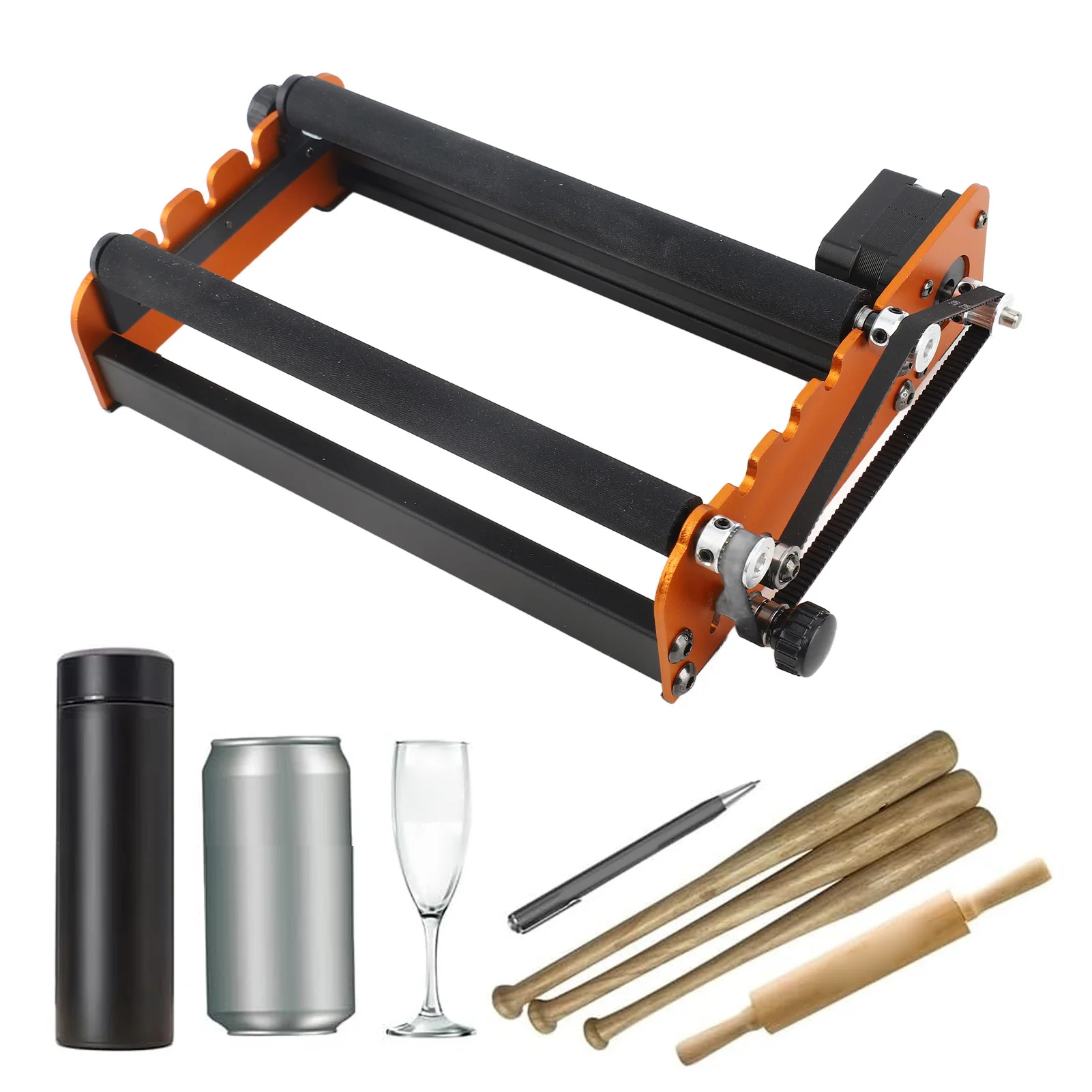 Laser Engraving Machine Accessory M2 Laser Engraver Y Axes Rotary 360 Degree Roller for ACMER P1 P2 Laser Rotary Roller