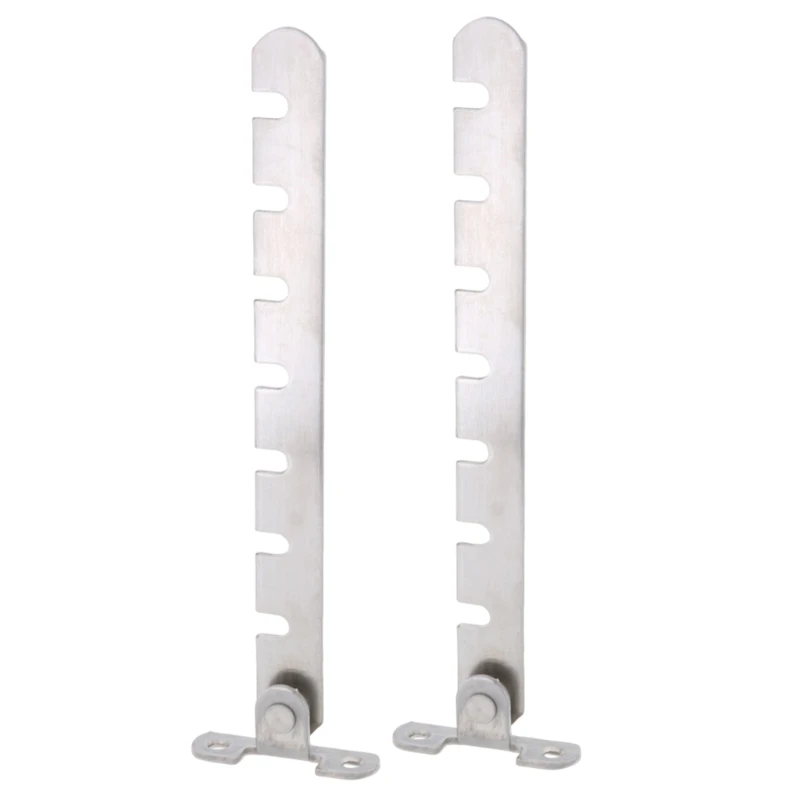 2Pcs Adjustable Window Limiters Stainless Steel Window Lock for Home Office Dropship