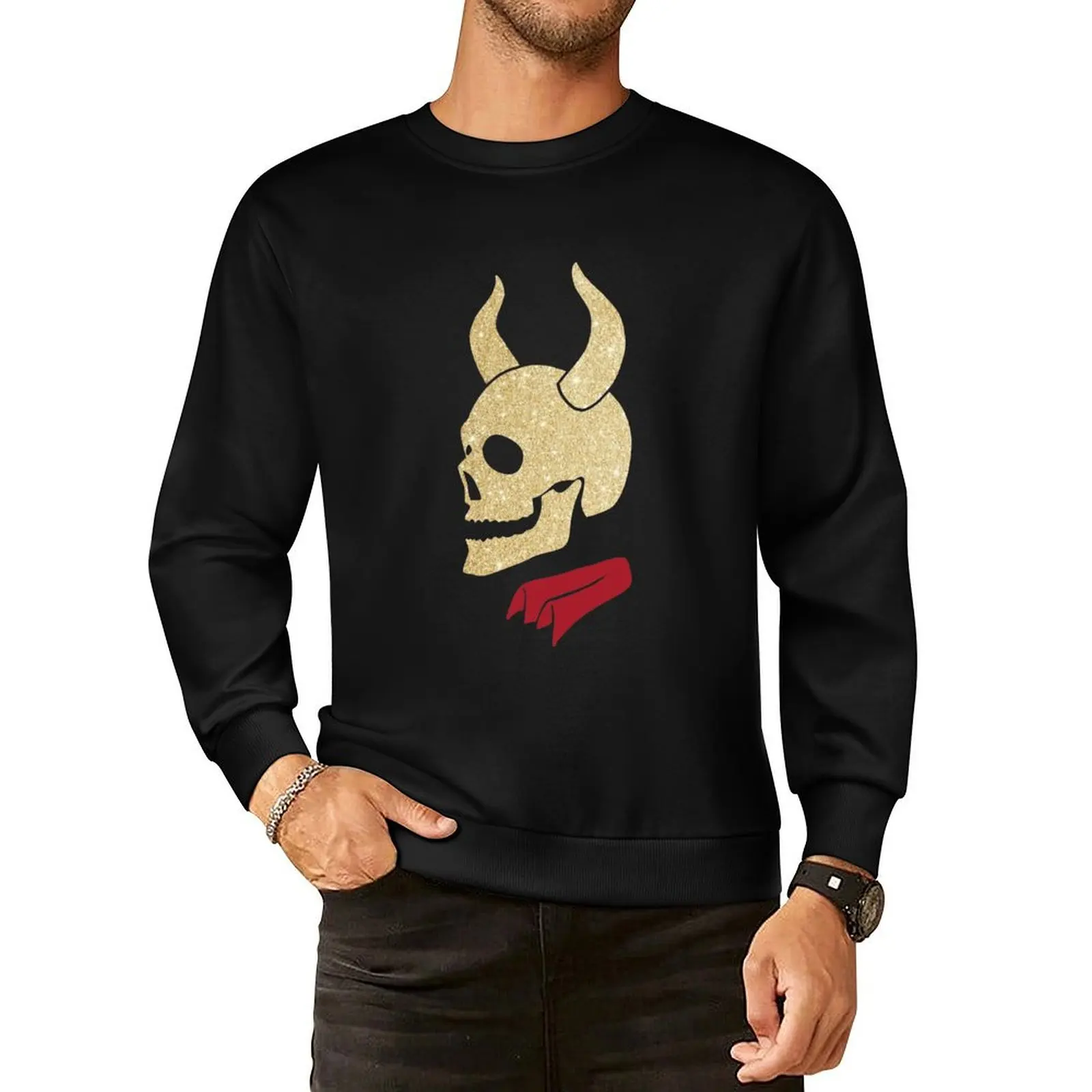 

Buffy the Vampire Inspired Devil Skull Pullover Hoodie fashion men men's sweat-shirt set autumn jacket men winter man sweatshirt