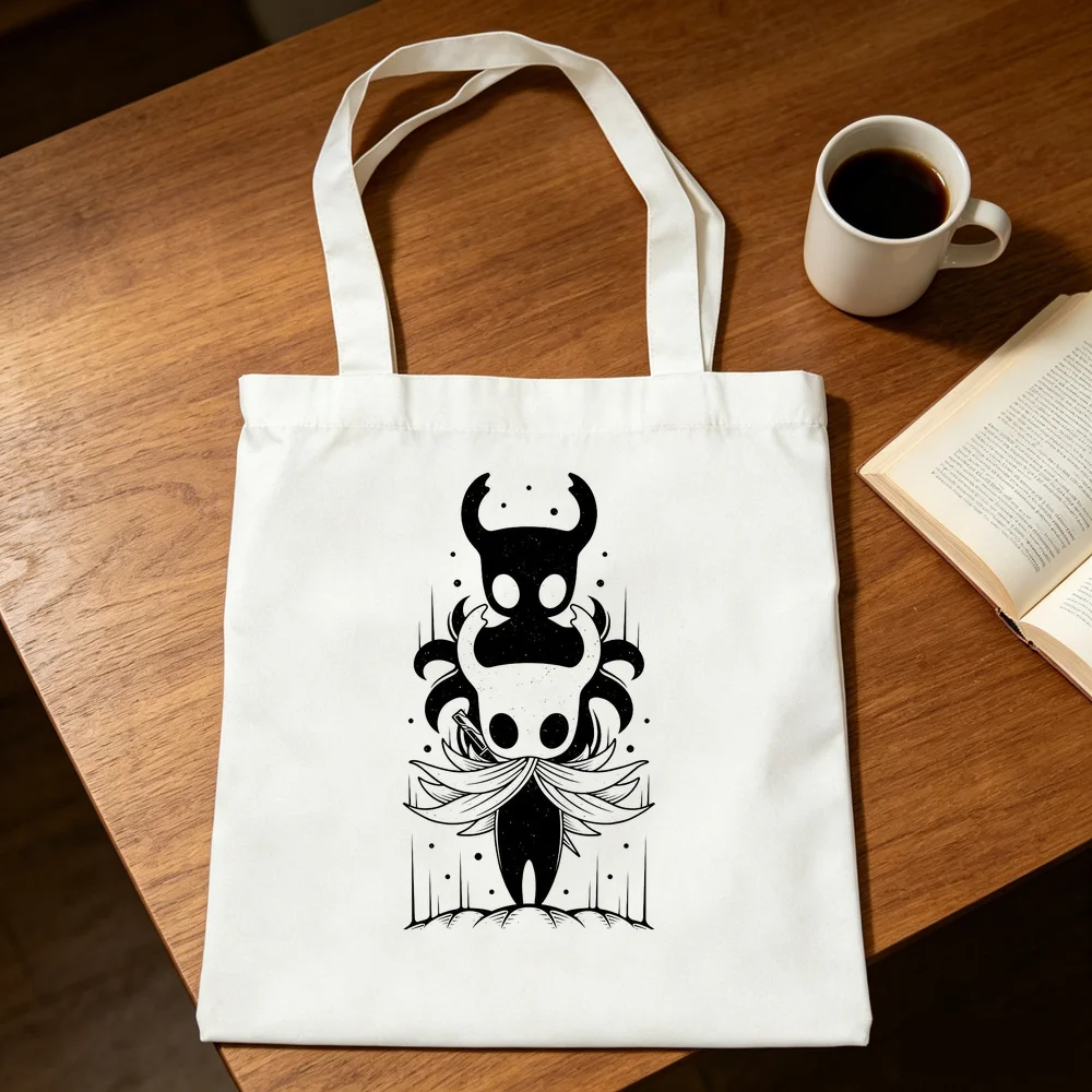 Hollow Knight tote bag torba na zakupy totebag shopper bolsas de tela einkaufstasche femme