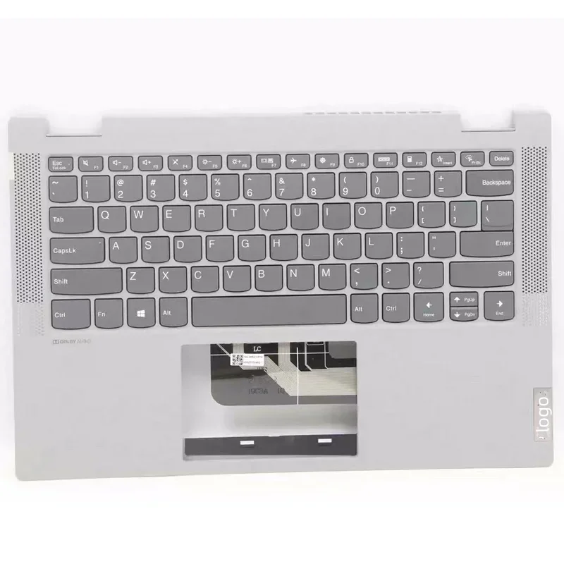 New Original Laptop Parts Replacement for Lenovo IP Flex 5-14ALC05 Palmrest Upper Case Gray  C-cover with keyboard 5CB1C19378