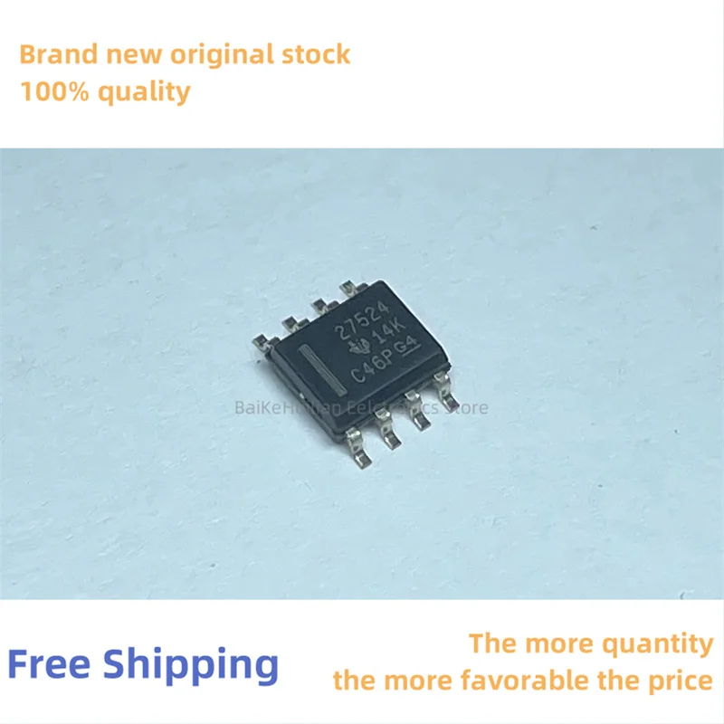 

(50 шт./лот) новый оригинальный UCC27524DR трафаретная печать 27524 SMT SOP8 чип драйвера gate