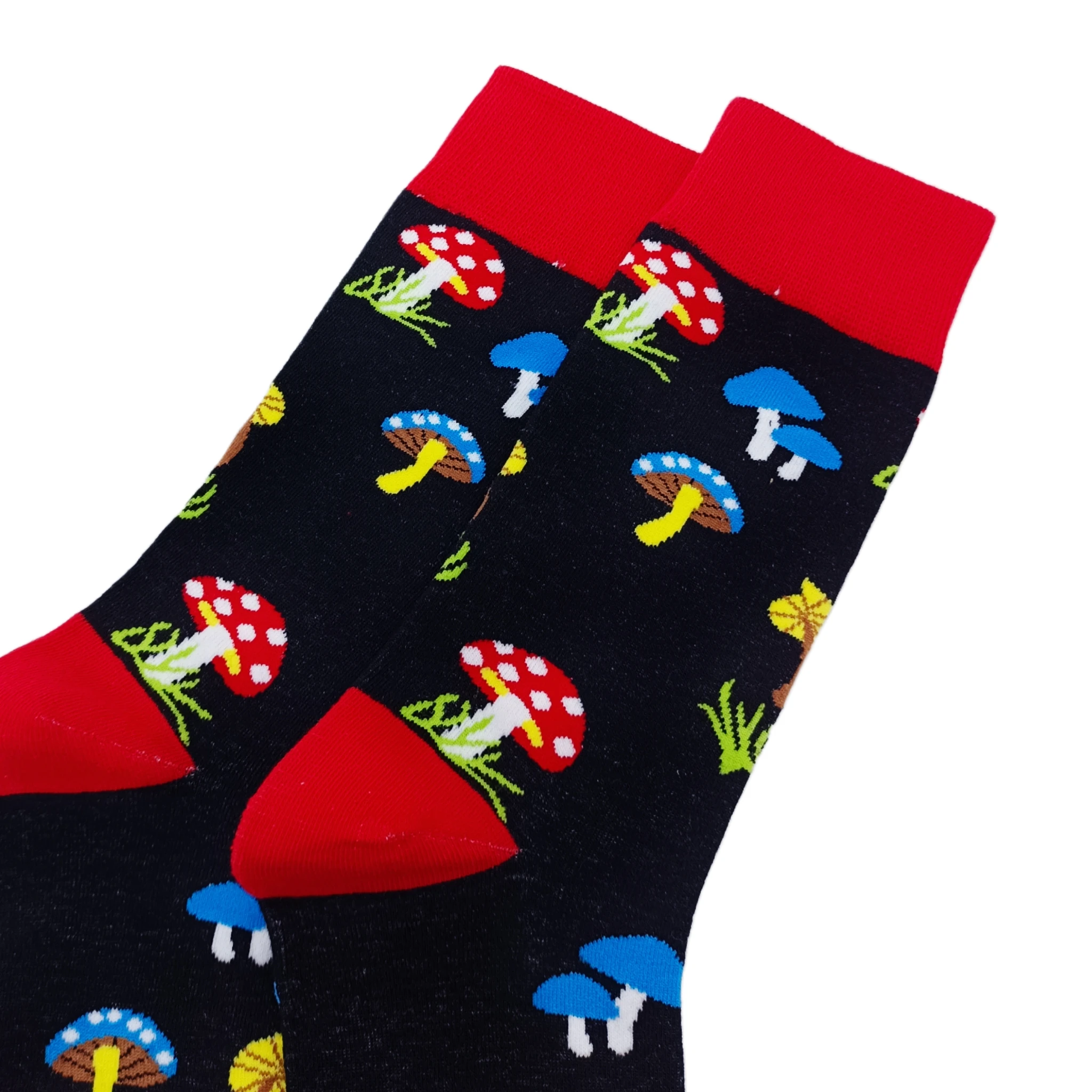 Farbige kleine Pilzröhrensocken