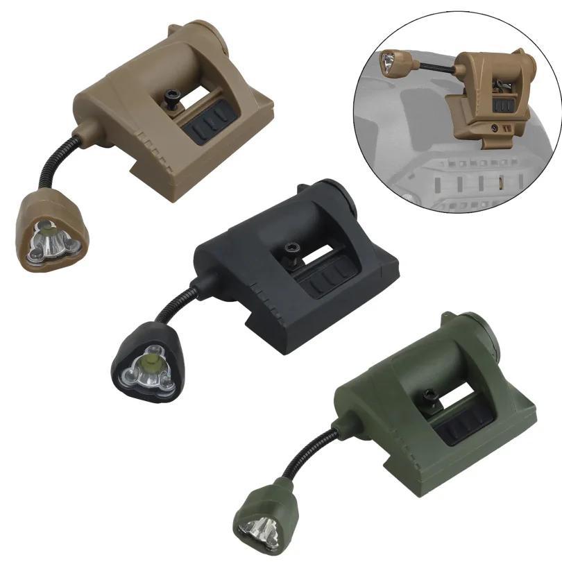 AliExpress Tactical Helmet Light 3 Modes LED Flashlight Outdoor Night Lighting For Laser Hunting Military Cycling Fishing Helmet Lamp
