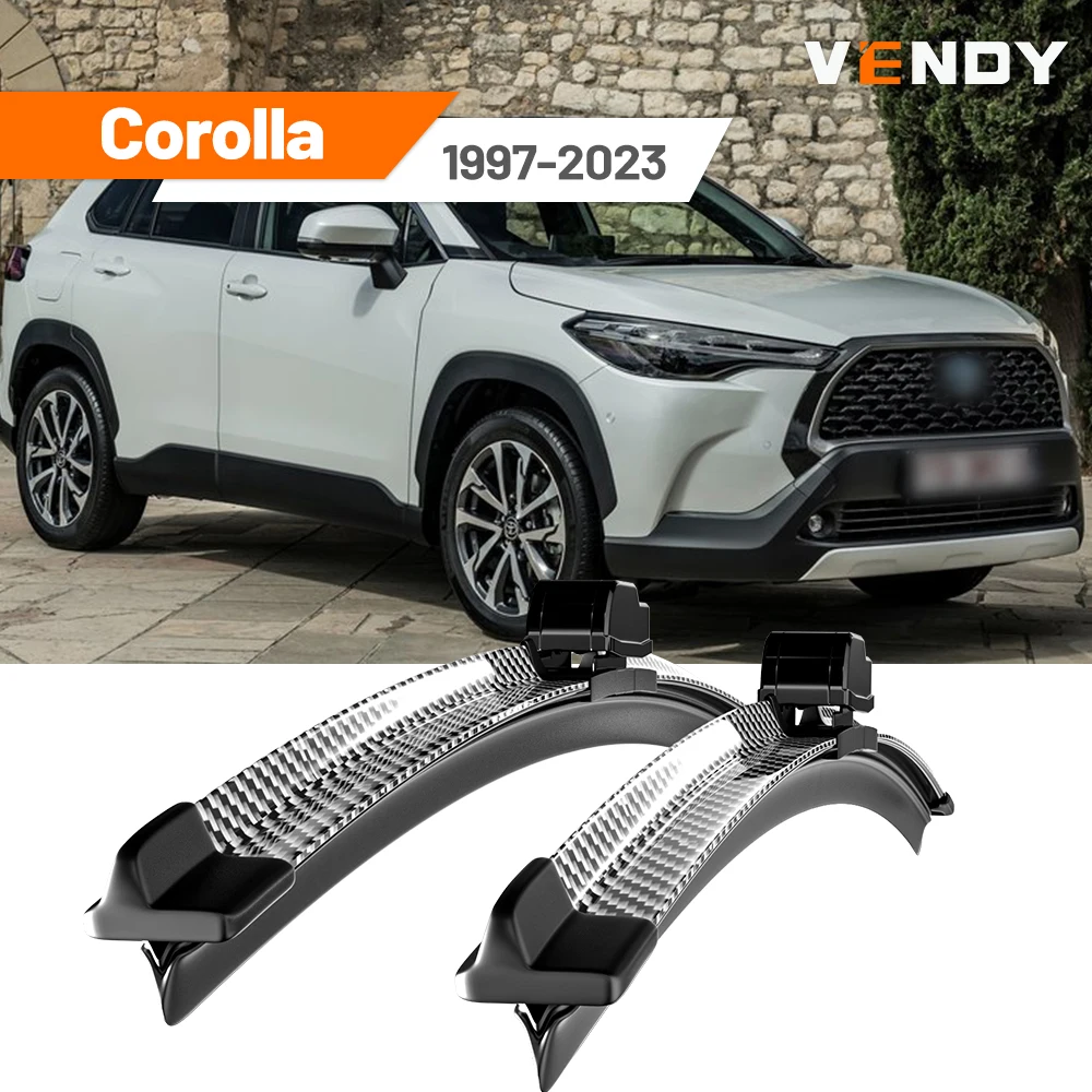 

For Toyota Corolla 1997-2023 2000 2004 2007 2012 2013 2016 2019 2020 2021 2pcs Front Windshield Wiper Blades Windscreen Wipers