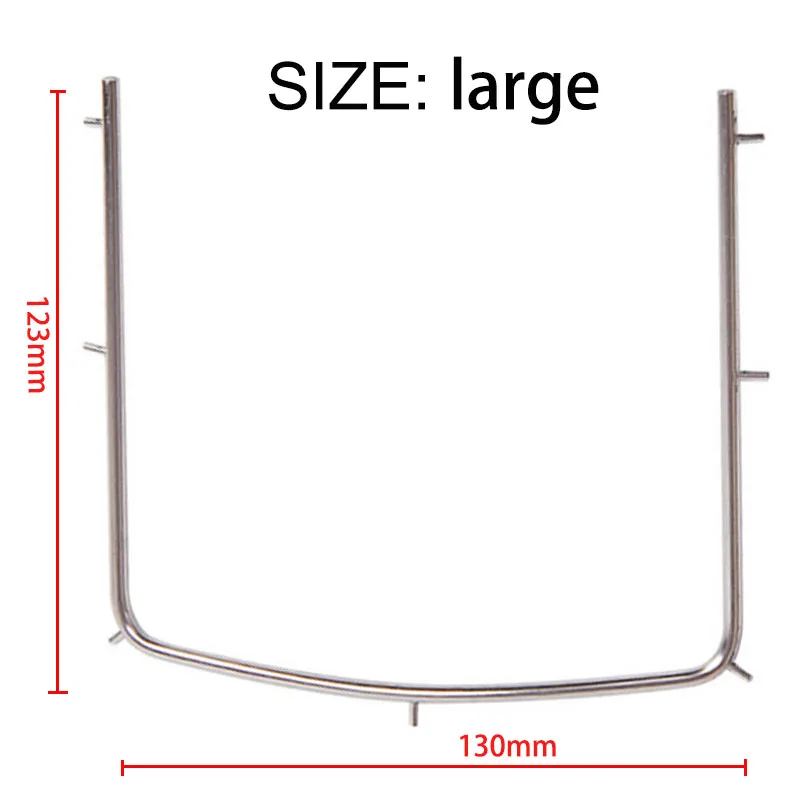 Dental Stainless Steel Rubber Dam Frame Holder Rubber Barrier Fixing Tool Surgical Clamps Samll/Medium/Large Dental Instruments