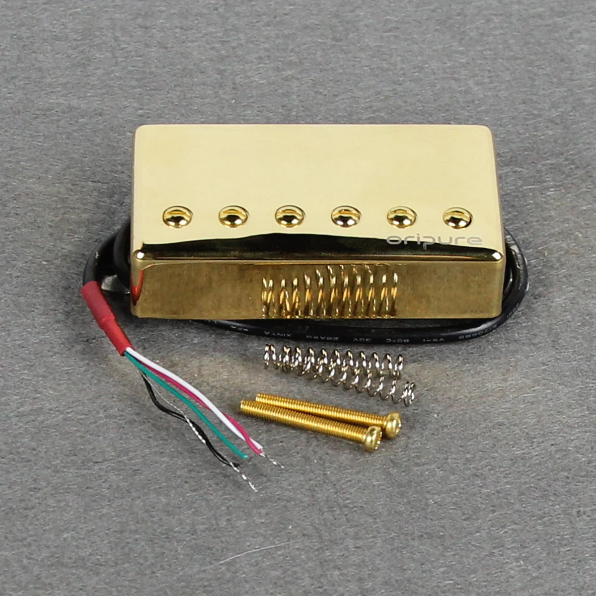 OriPure 1PCS Vintage LP Alnico 5 Humbucker Guitar Pickup Golden Guitar Parts,Neck/Bridge Choose