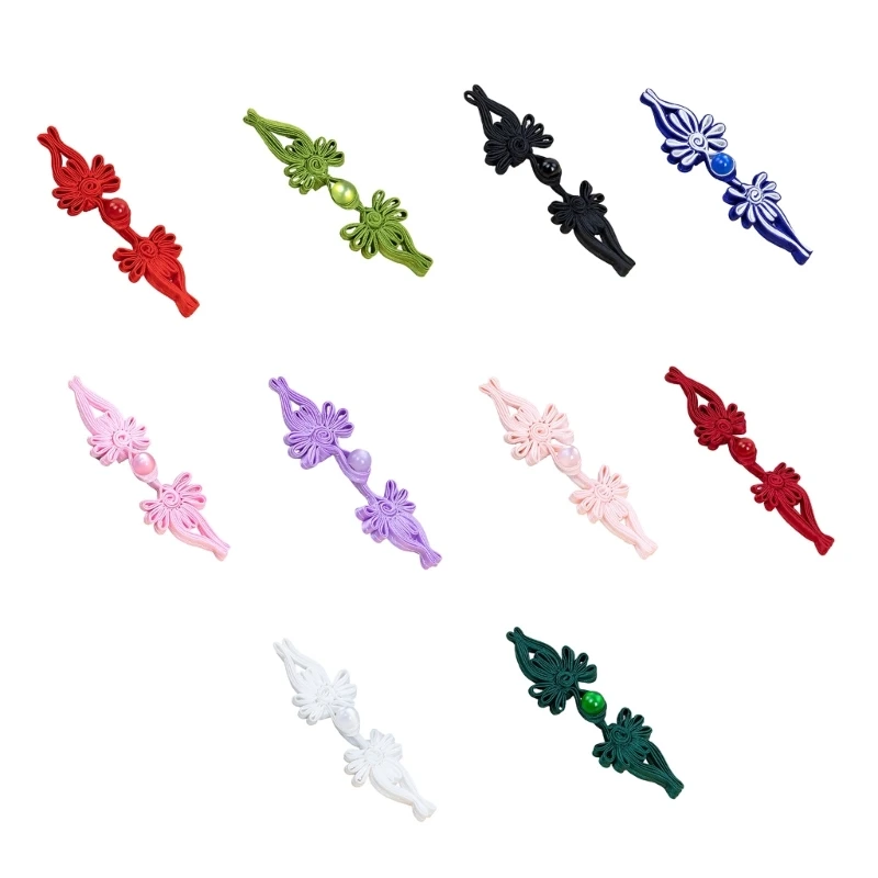 Handmade Sewing Fasteners Chinese Closures Bowknot Cheongsam Buckle Button Decors