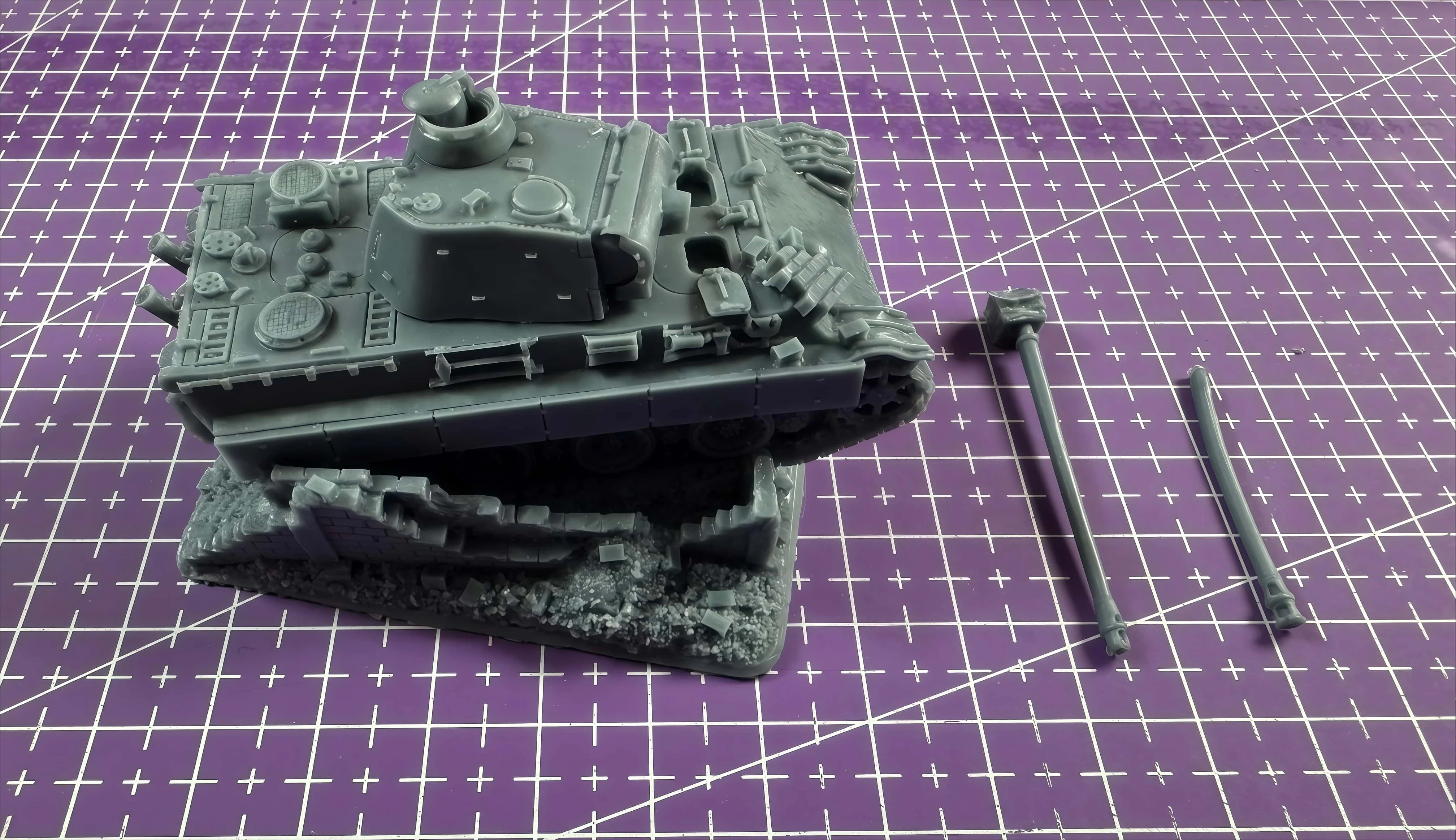 

Комплект для сборки модели из литой смолы 1/72, GK, модель танка из смолы, неокрашенный