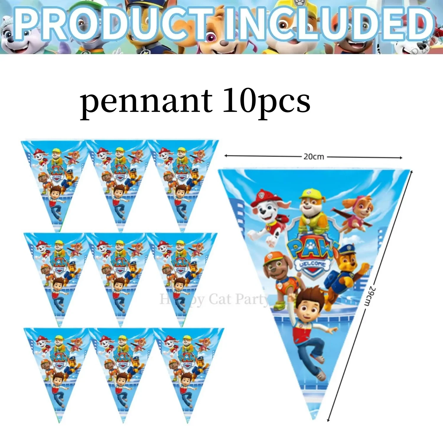 Variant: pennant -10pcs