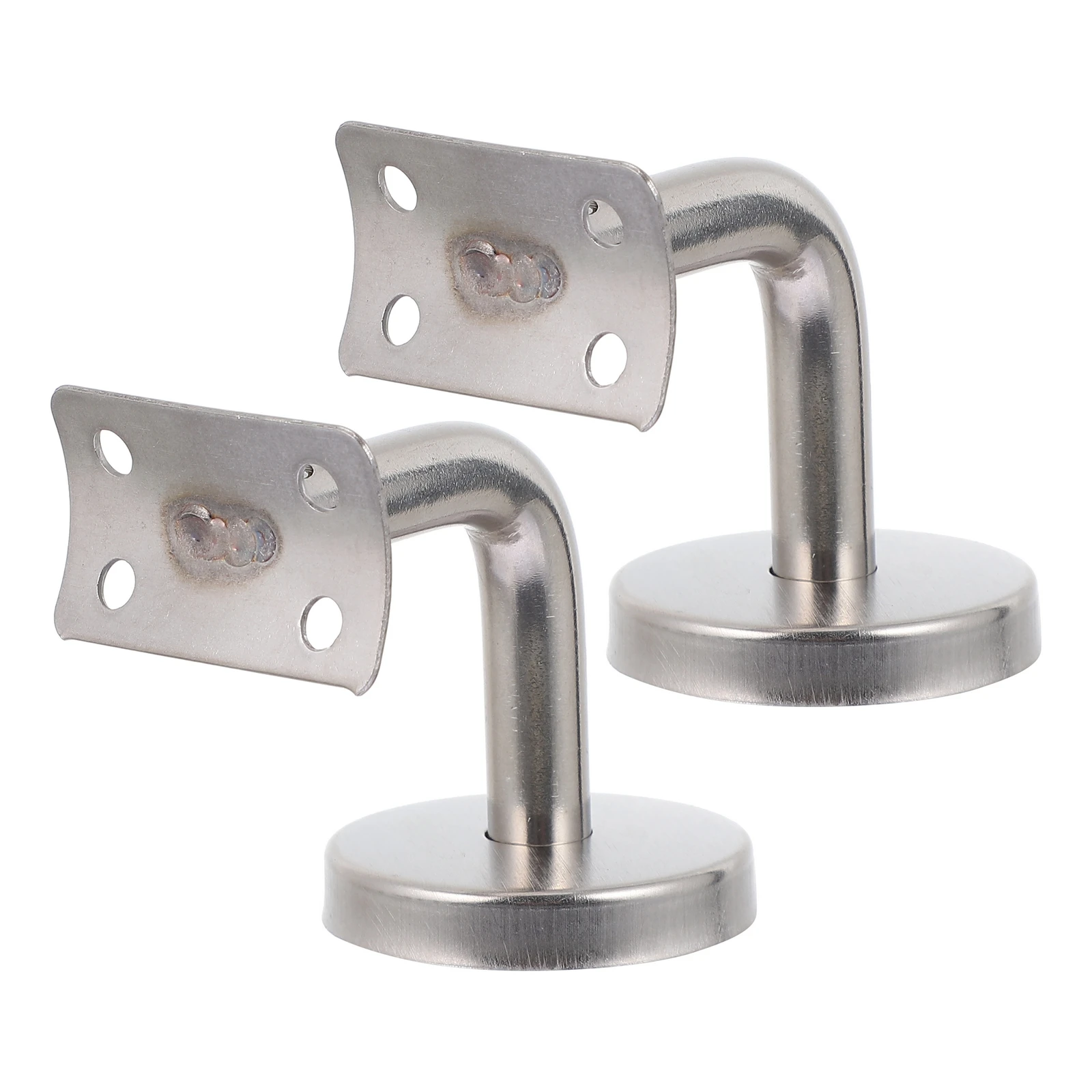 

2pcs H rail Bracket Banister Rail Support Stainless Steel Wall Mounted Holder Decorative Practical Long Use