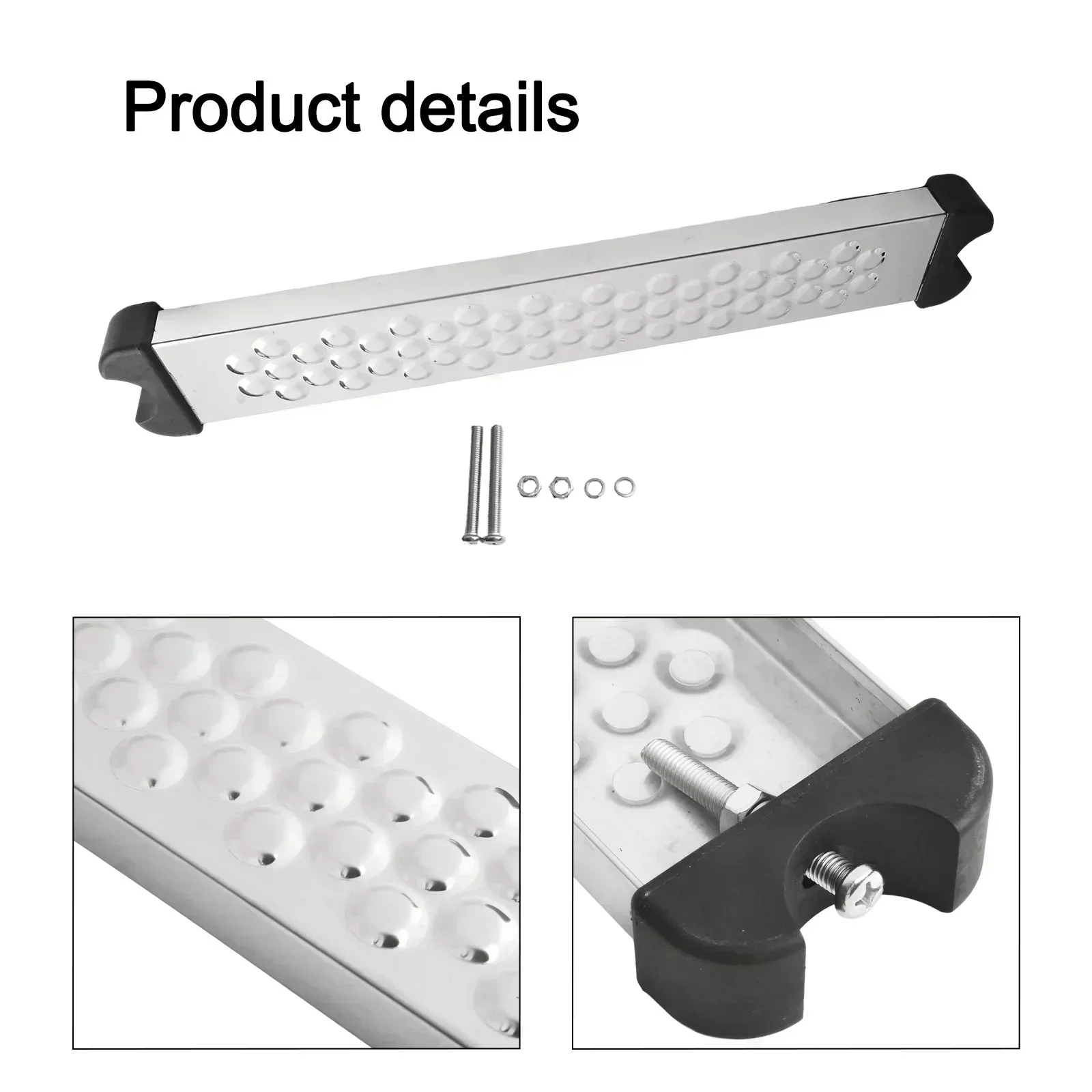 Outdoor Pool Step Non-Slip Ladder Steps Compatible With Standard Ladders Enhances Pool Safety Stainless Steel Pool Ladder Steps