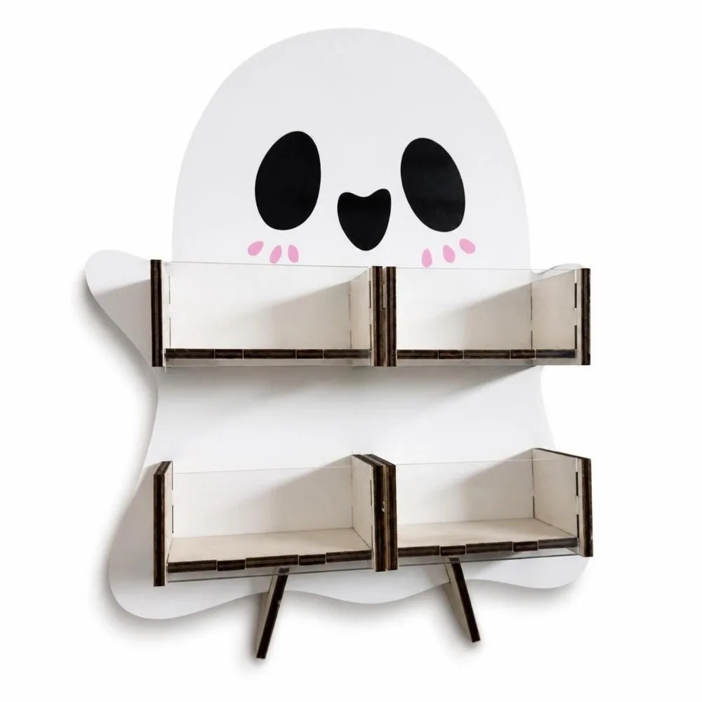 4/6Grids Candy Display Stand Desktop Rack Wood Candy Bar Stand Holder Easy Install Detachable Dessert Snack Display Box