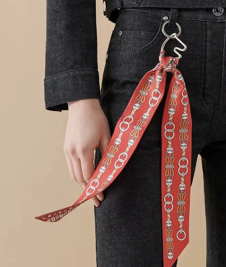 سحر حقيبة رأس الحصان مناسبة للحقائب سلسلة مفاتيح Cheval مشبك زخرفي حقيبة حزام الكتف حقيبة قلادة H سلسلة مفاتيح عالية السرعة #6