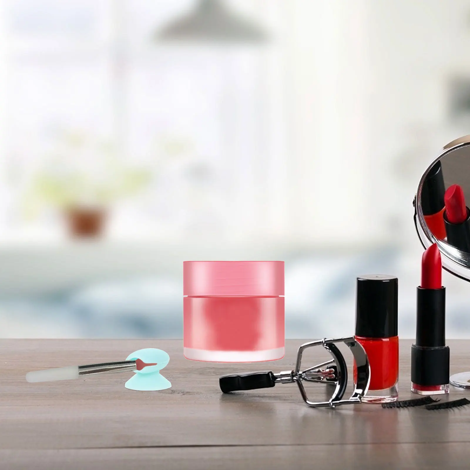 10 pçs escova de maquiagem cabeça capa silicone lábio escova protetor com base de sucção tampa de armazenamento de viagem reutilizável flexível anti-dentalidade