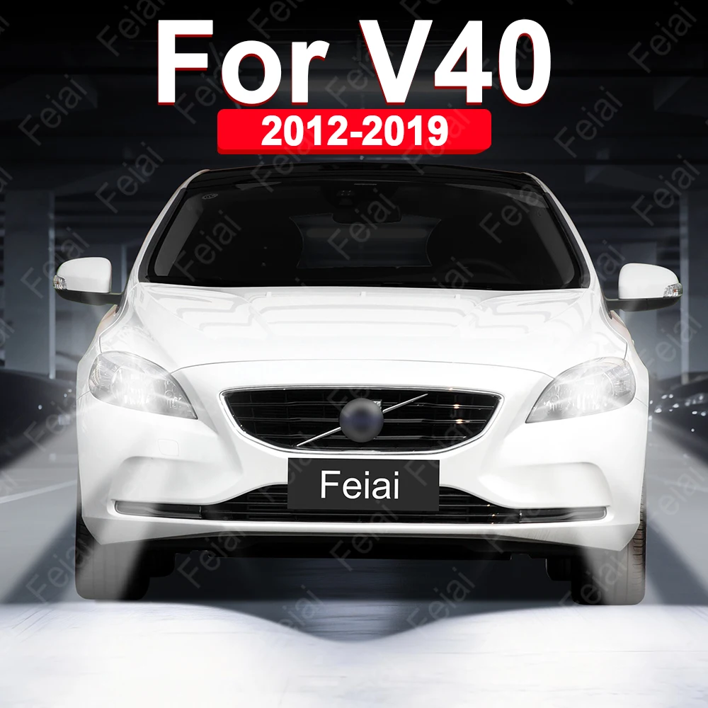 

Светодиодные лампы для фар Volvo V40, аксессуары для тюнинга V40, 2012-2019 гг., автомобильные светодиодные фары V40