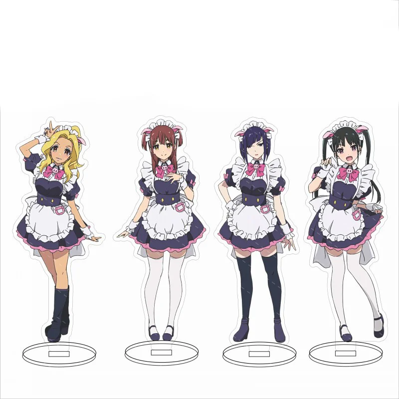 أكيبا خادمة الحرب الأصلي التلفزيون الرسوم المتحركة الاكريليك حامل نموذج لوحة الديكور مكتب الشكل عرض مروحة منتجات الهدايا المجوهرات الكلاسيكية #1