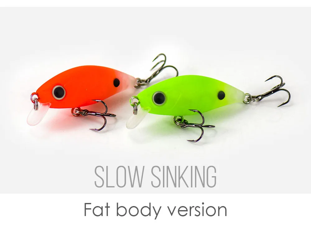 COUNTBASS Langsam sinkender Minnow 43 mm 1-3/4" 4,8 g 3/16 oz. Wobbler HardBait Plug Angelköder La Peche Au Leurre – Detail 10
