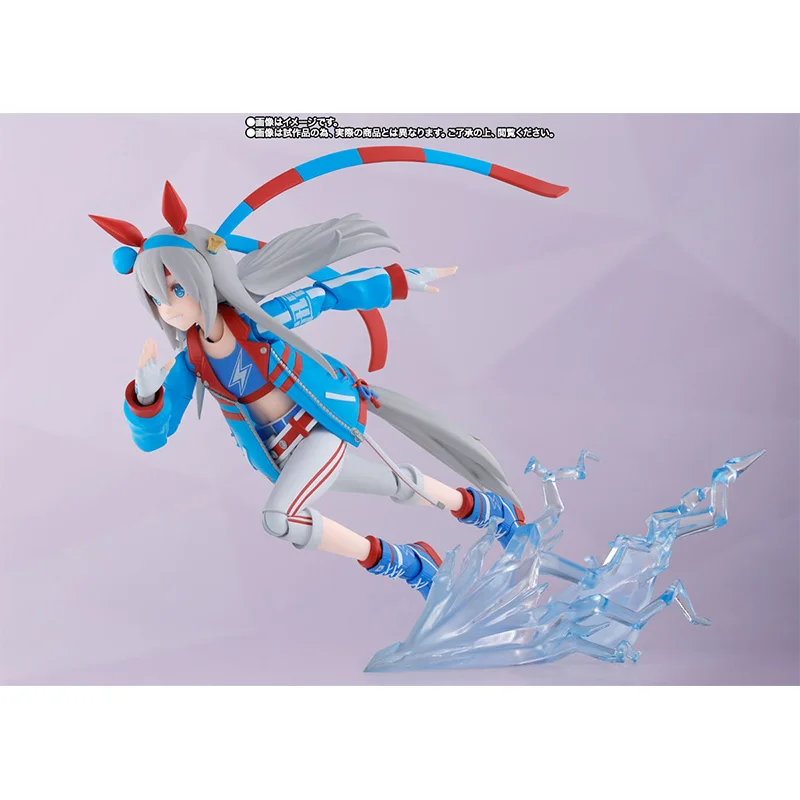 Bandai S.H.Figuarts Umamusume Pretty Derby Tamamo Cross 13Cm Anime Original Action Figure Modelo Brinquedo Coleção de Presente de Aniversário