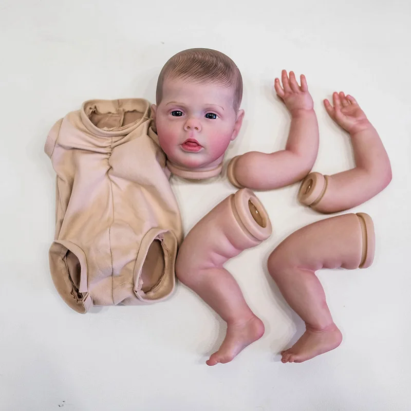 20inch Reborn Doll Kit Sherry Unassembly DIY Doll Parts Hand Paint 3D Skin with Visible Veins muñecas bebe reborn kit Real Shots