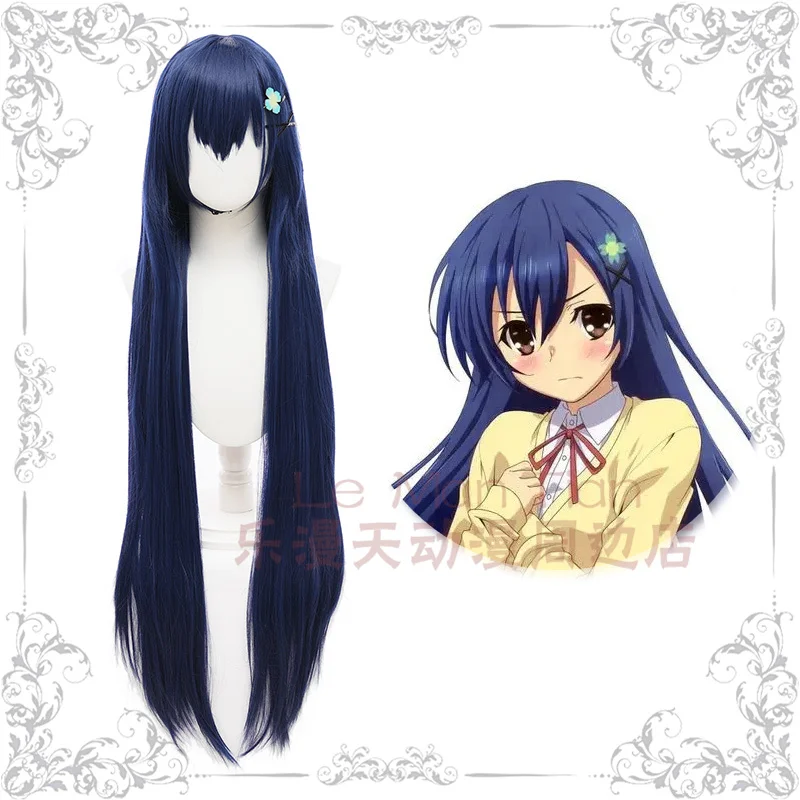 

Аниме DATE A LIVE Takamiya mana аксессуары для косплея реквизит женский синий синтетический парик головные уборы заколка для Хэллоуина карнавал