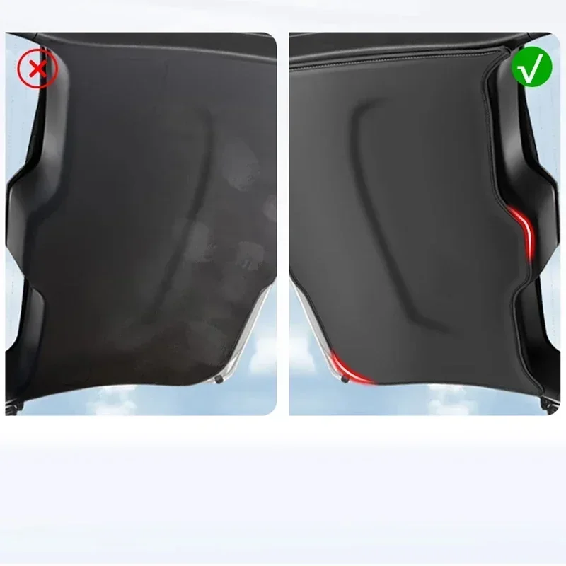 Car Rear Trunk Tailgate Anti-Kick Protective Mat For Lynk&Co 01 2017-2025 PU Leather Decoration Pad Liftgate Protection Cushion