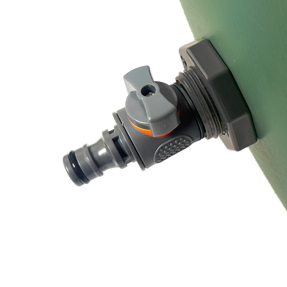 1 Set Langlebiges PVC-IBC-Adapter-Kit, 1/2 Zoll DN15 Außengewinde, auslaufsicherer Schlauchanschluss für Regentonne, Aquarium, IBC-Behälter – Detail 3