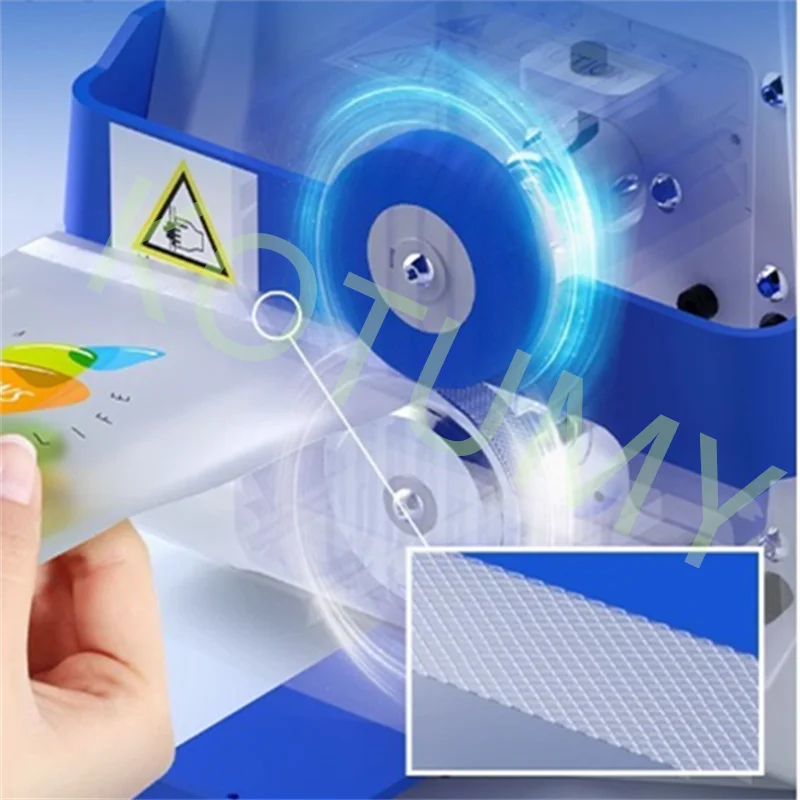 Desktop Continues Auto Sealing Machine Bag Sealer 0-200℃ Heat Sealing GLF-50 Temperature Control 5m/min Speed Sealer