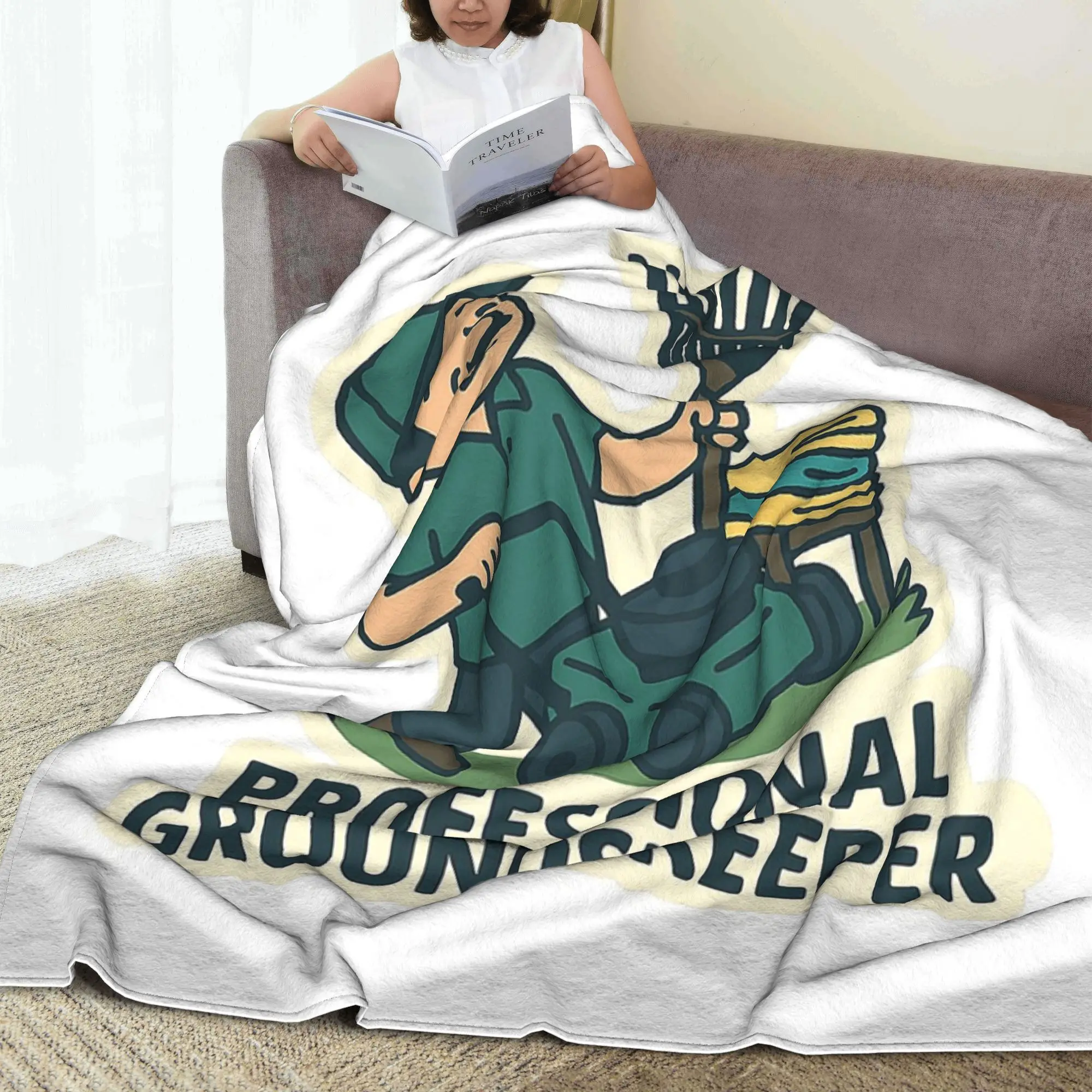 

Профессиональное одеяло Groundskeeper, многофункциональное фланелевое одеяло для дивана, постельное белье, дорожные пледы, покрывало, одеяло