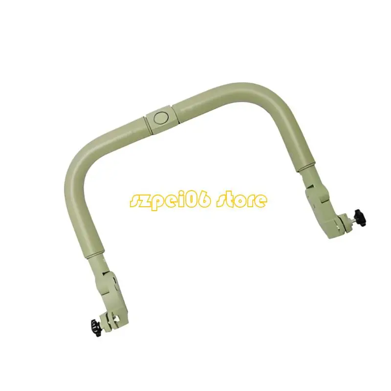 45bf Baby Carriage Handrail Akses Tengah Sistem penjepit aman yang mudah dicuci untuk kompatibilitas kereta bayi