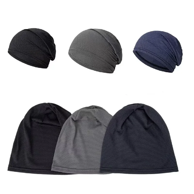 Schnell Trocknende Atmungsaktive Stretch-Beanie-Mütze Unisex Sport-Laufmütze Fahrrad-Unterhelm-Kappe Schweißabsorbierende Mütze – Detail 21