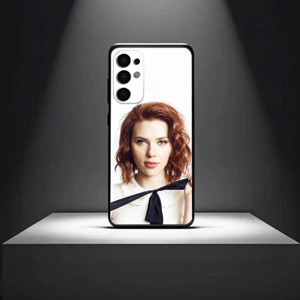 S-Scarlett J-Johansson  Phone Case For Samsung S 25,24,23,22,30,21,10,9,Ultra,Plus,Lite,FE,4,5 G Soft Black Case - náhled 2