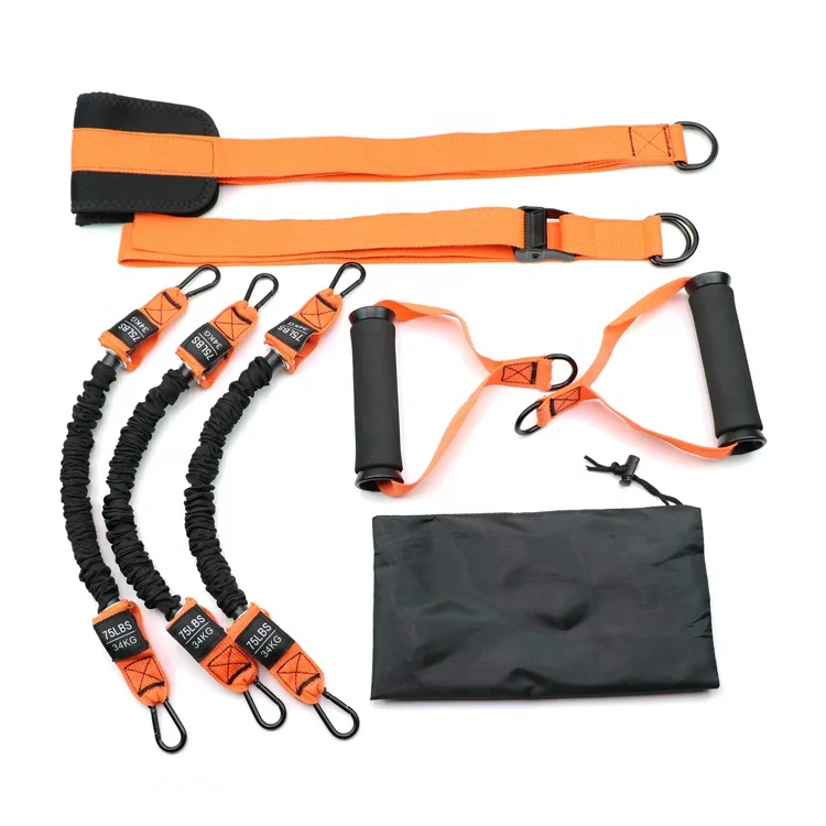 Customize different pull-up resistance bands to set up fitness equipment pull-up strips