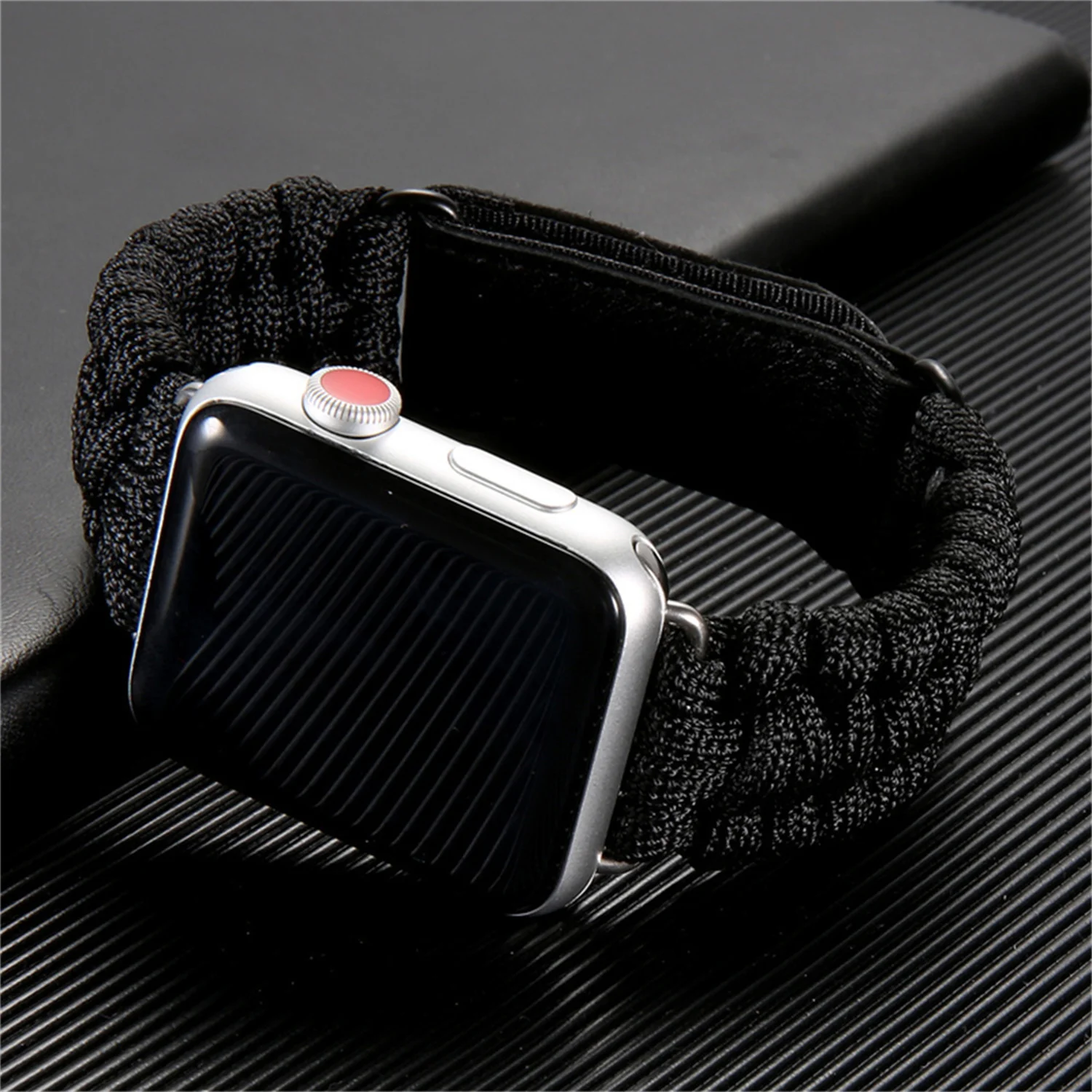 Rope Braided Strap For Apple Watch Ultra 49mm 45mm 41mm 44mm 40mm 42mm for iWatch 8 SE 6 5 3 7 Nylon Bracelet Adjustable Buckle