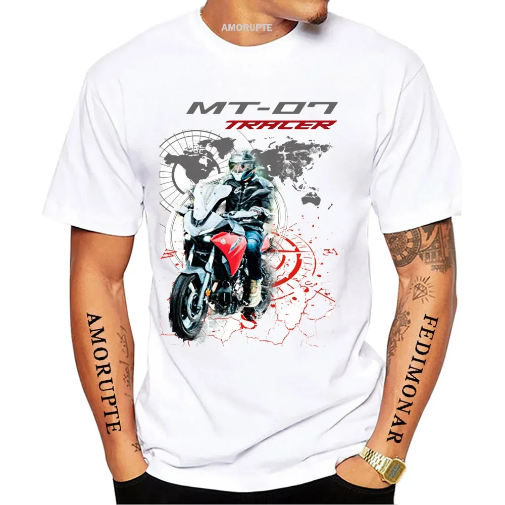 Tenere 700 Adventure Mountain Riding SuperTenere 1200 Moto Sport T-shirt Men Short Sleeve Motorcycle GS T-Shirt Hip Hop Boy Tees