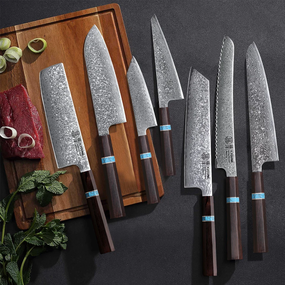 F.YOUNG Juego de Cuchillos de - Commercial Kitchen Knife Set reseña y precio