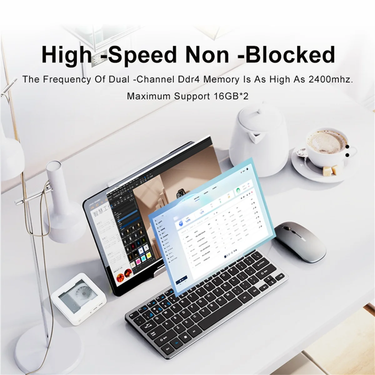 N18R для AMD Ryzen 3 2200U до 65 Вт Мини-ПК DDR4 NVME SSD Wifi5 BT 4.2 Игровой компьютер RX Vega 10 Графика США Вилка