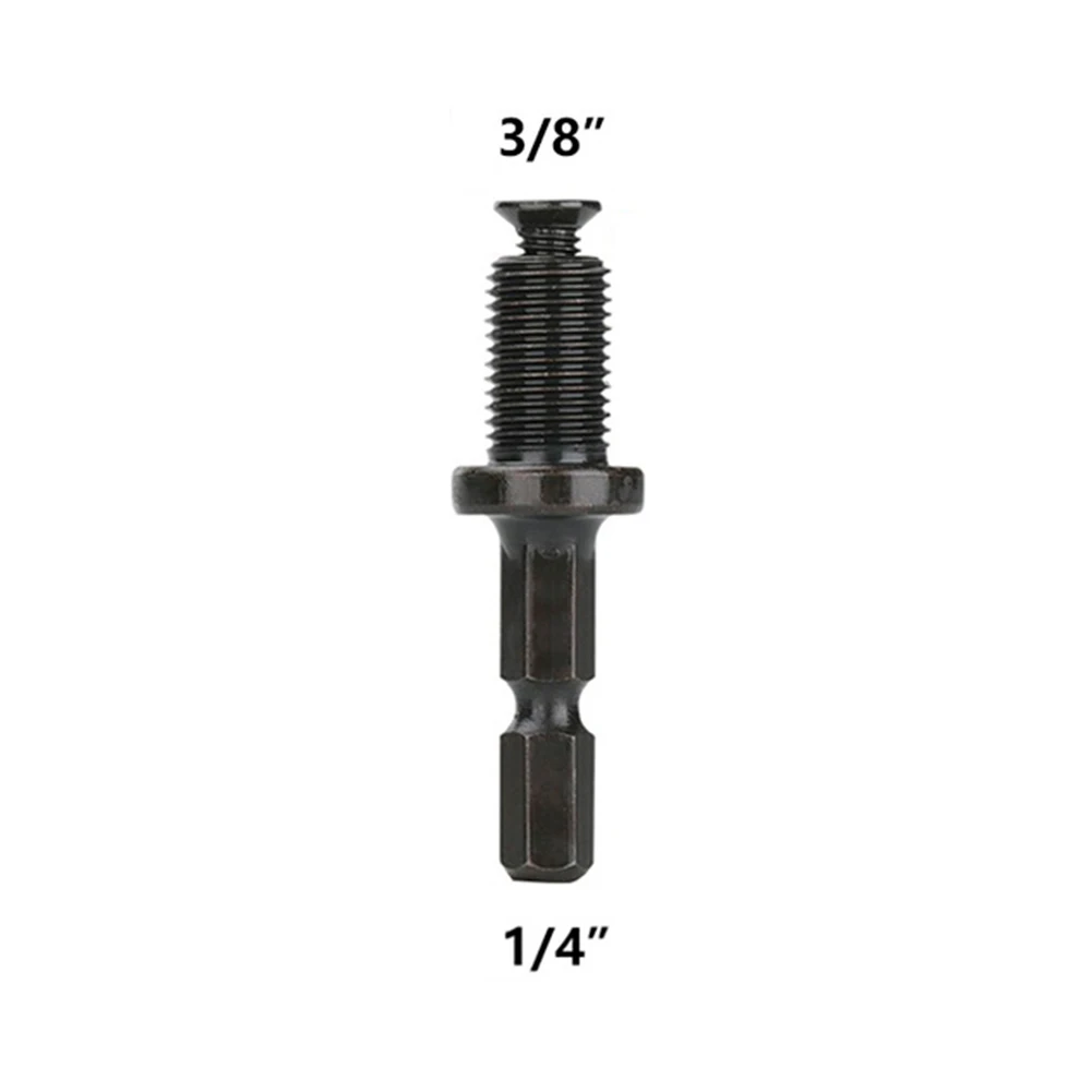 

Drill Chuck Adaptor 1/4" Hex Shank Adapter To 1/2" 3/8" Male-Thread Electric-Drill Bits Collet Quick Change Converter