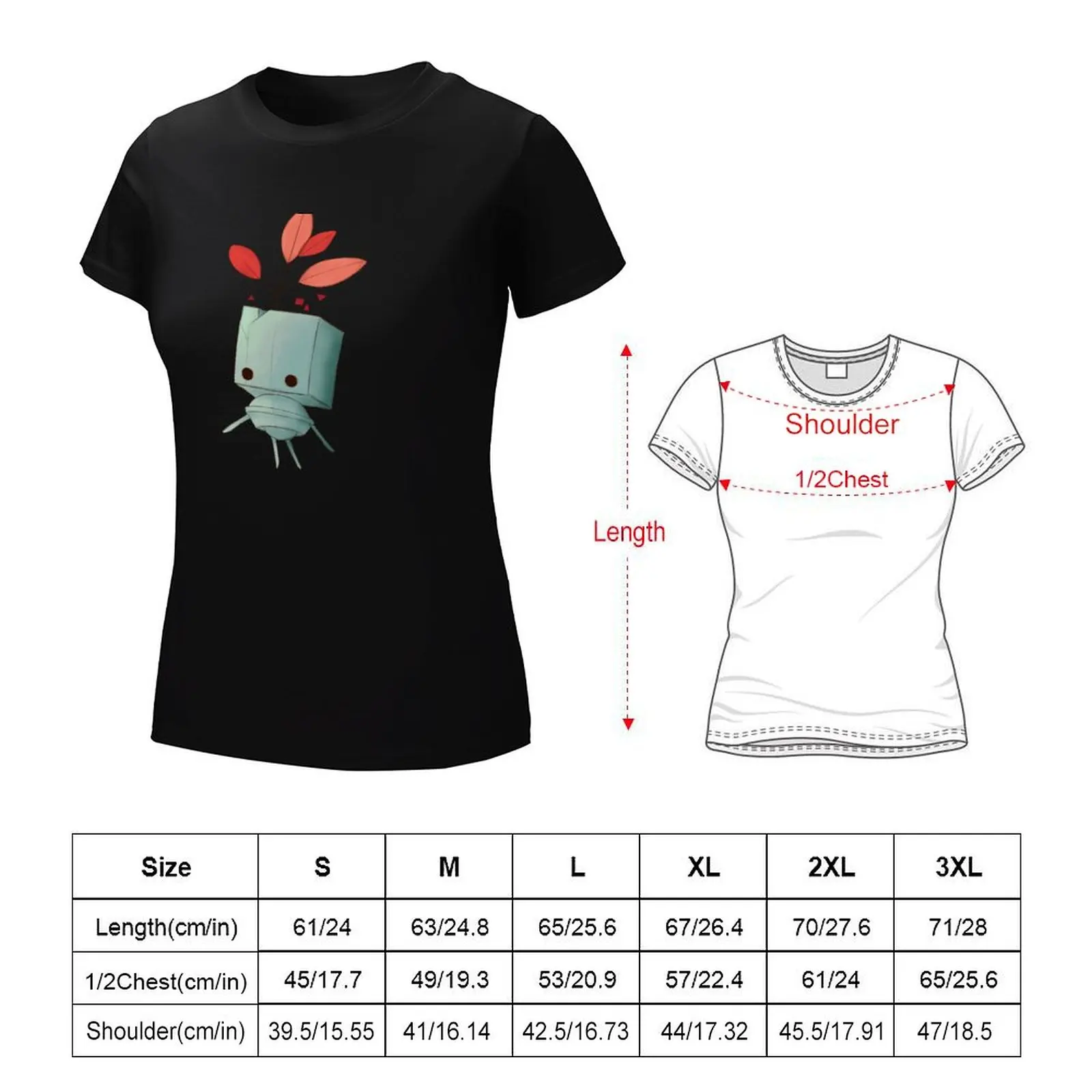 Forest friend [Gris] เสื้อยืดวินเทจเสื้อผ้าเสื้อยืดสตรีกราฟิกเสื้อยืดผู้หญิง