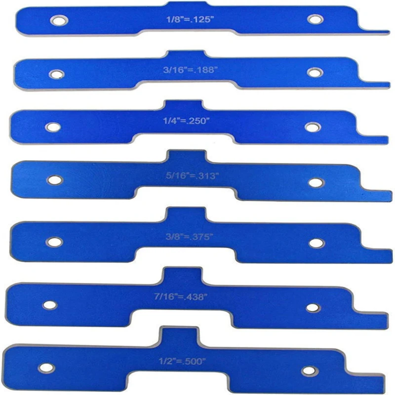 

New woodworking gauge 7-piece set table saw setting rod